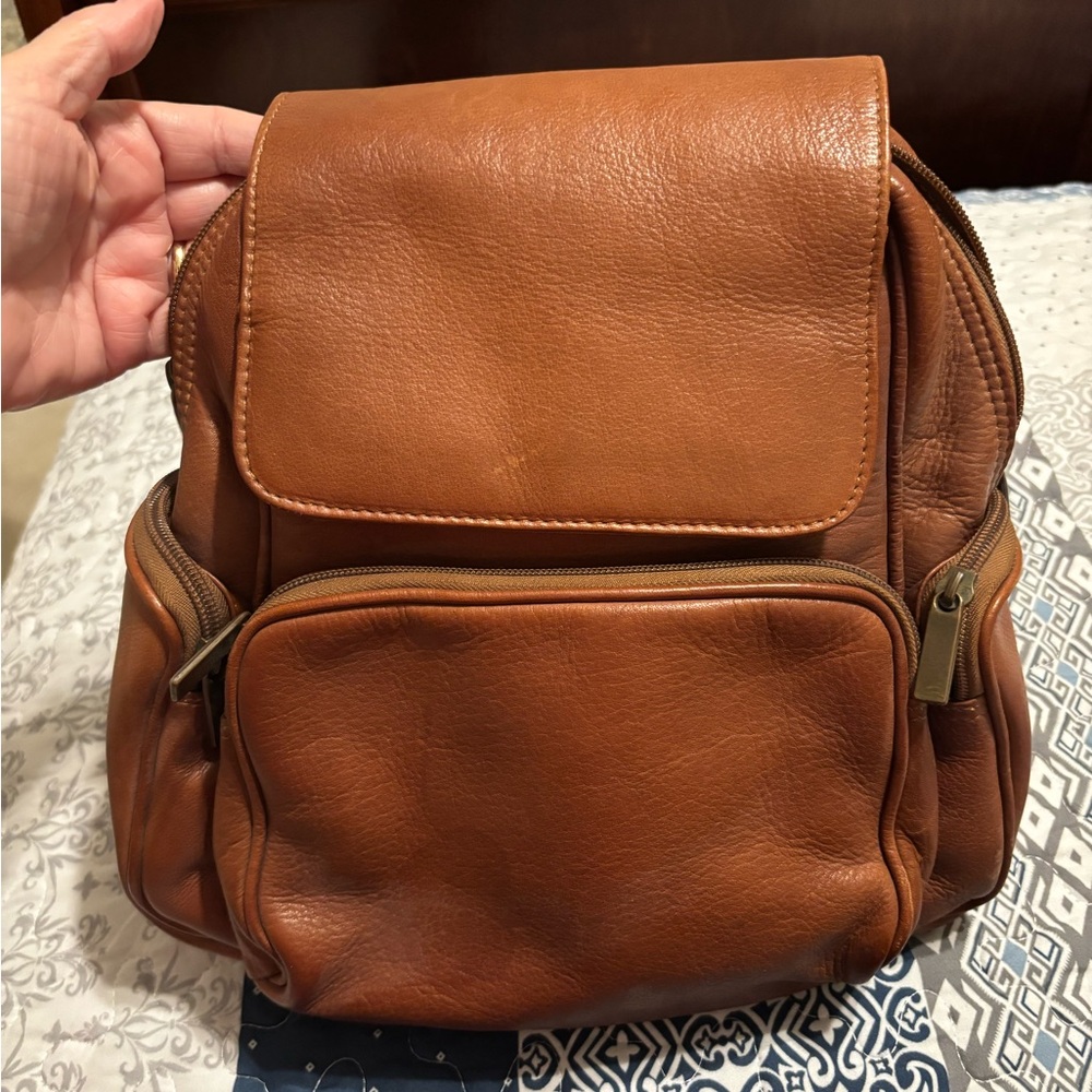 Wilsons Leather Rich Tan backpack